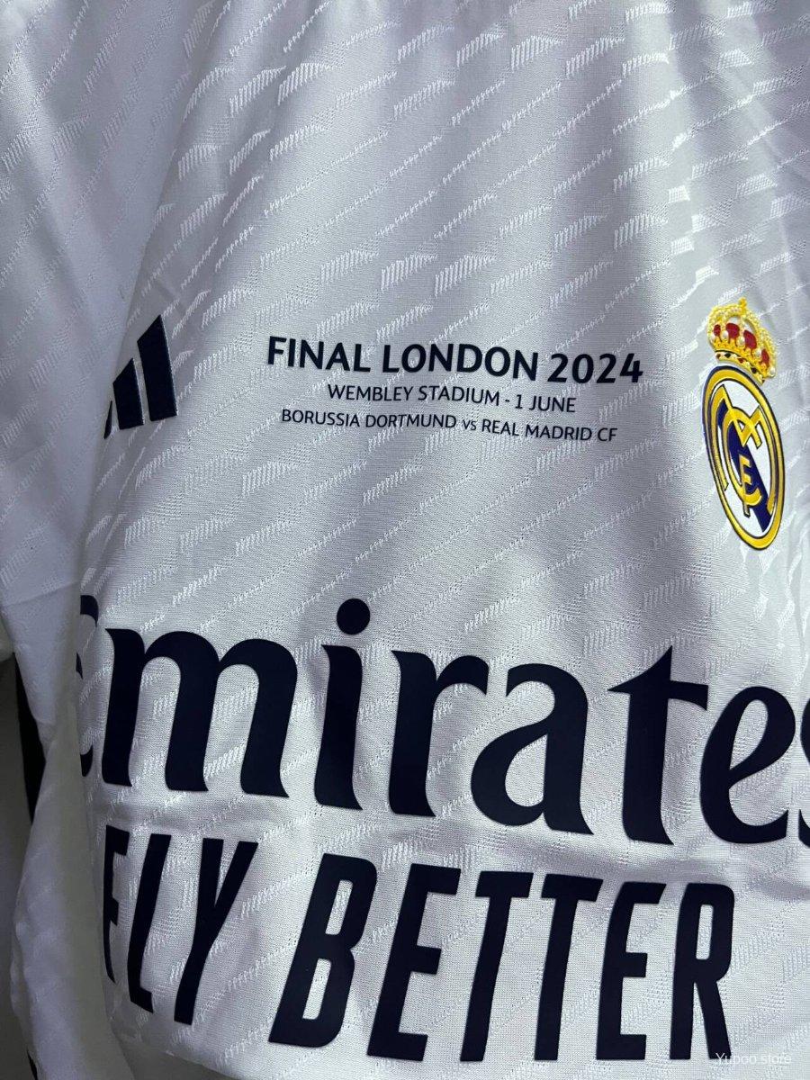 Real Madrid Primera Equipación 23/24 (CL Final) + Patch Champions League